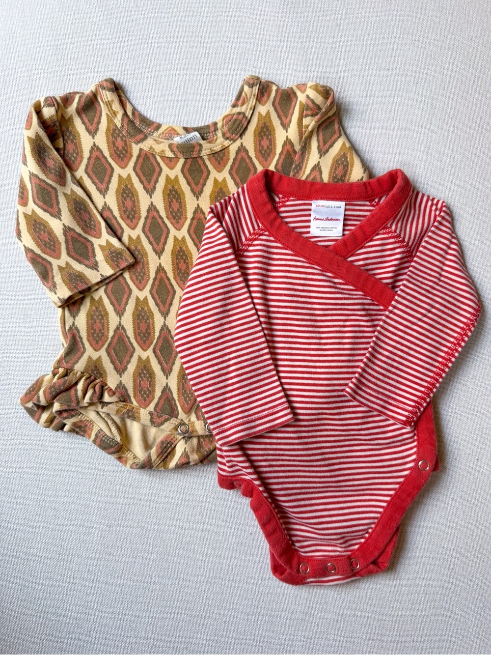 Organic Cotton Kate Quinn Hanna Andersson Onesie Bodysuit Bundle 3-6M